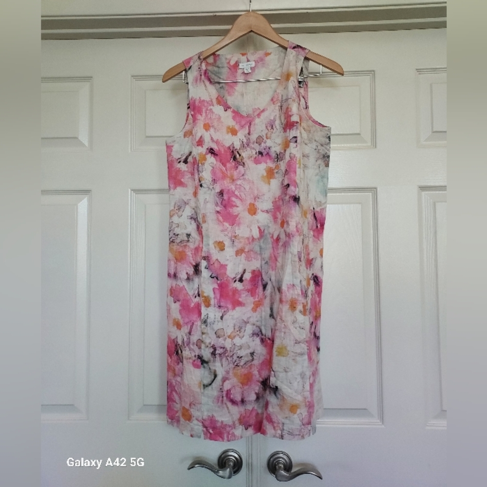 NWOT J. Jill love linen dress. Small petite